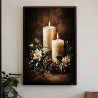 Candlelit Serenity Poster