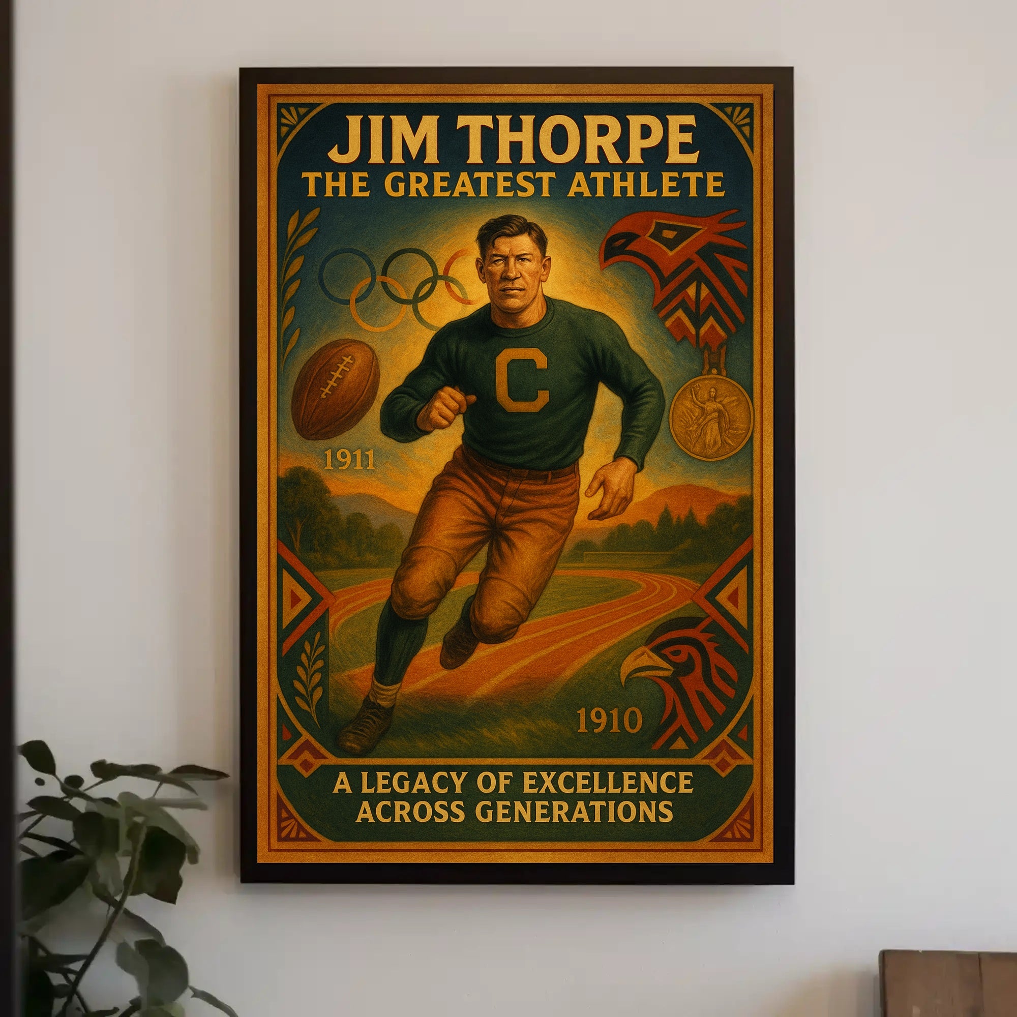 Jim Thorpe – The Greatest Athlete Poster