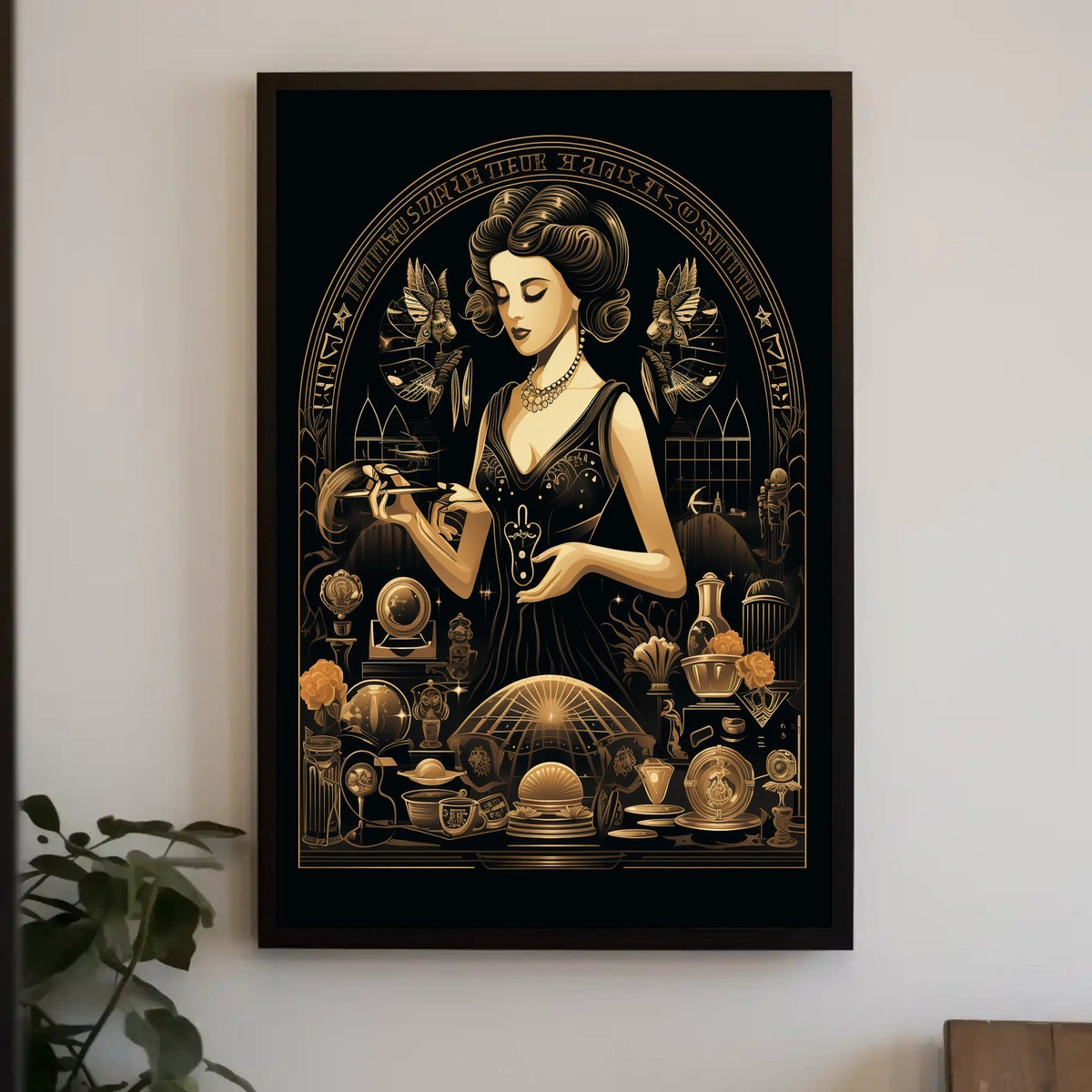 Enigmatic Elegance Poster