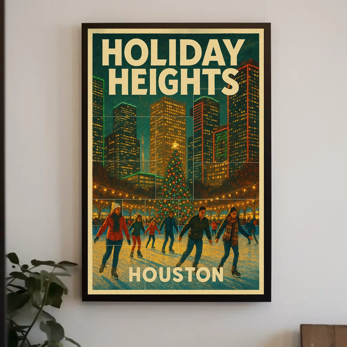 Holiday Heights In Houston Poster