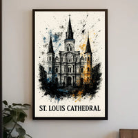 St. Louis Cathedral Art Poster