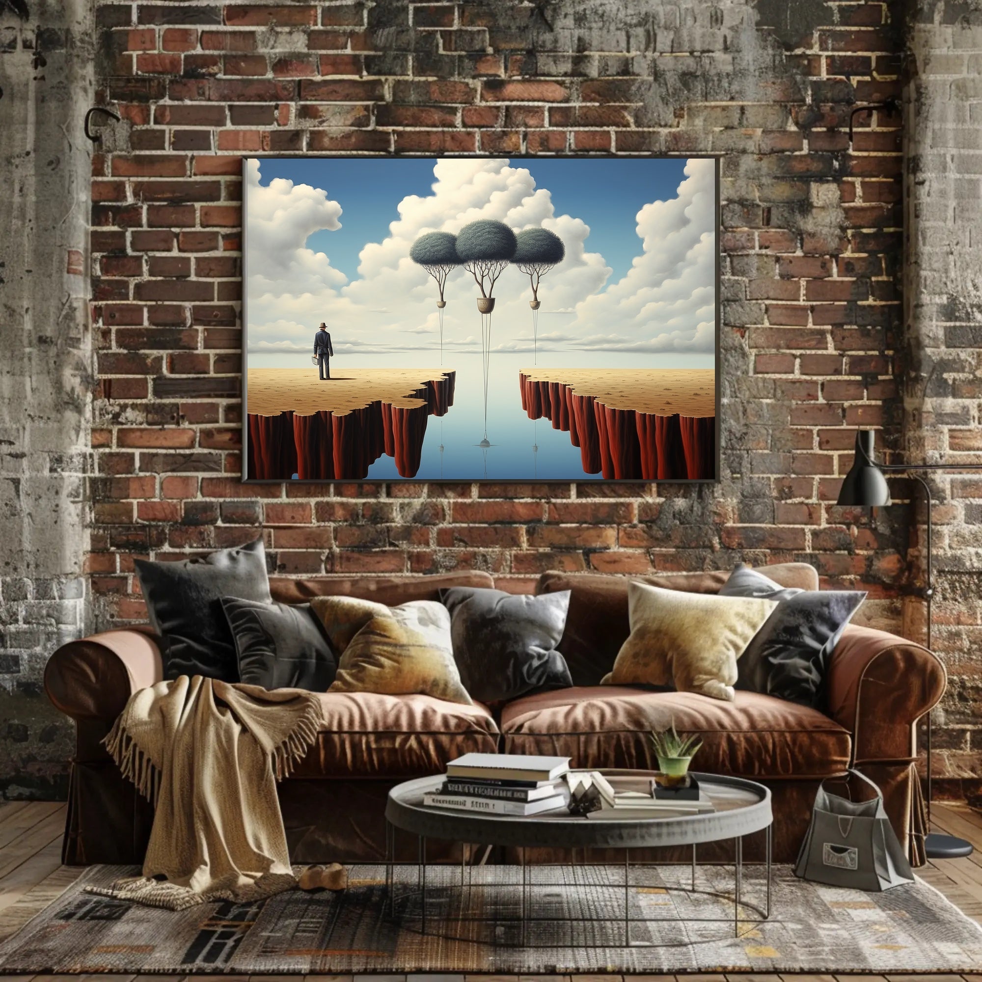Surreal Reflections: Dreamlike Artistic Poster