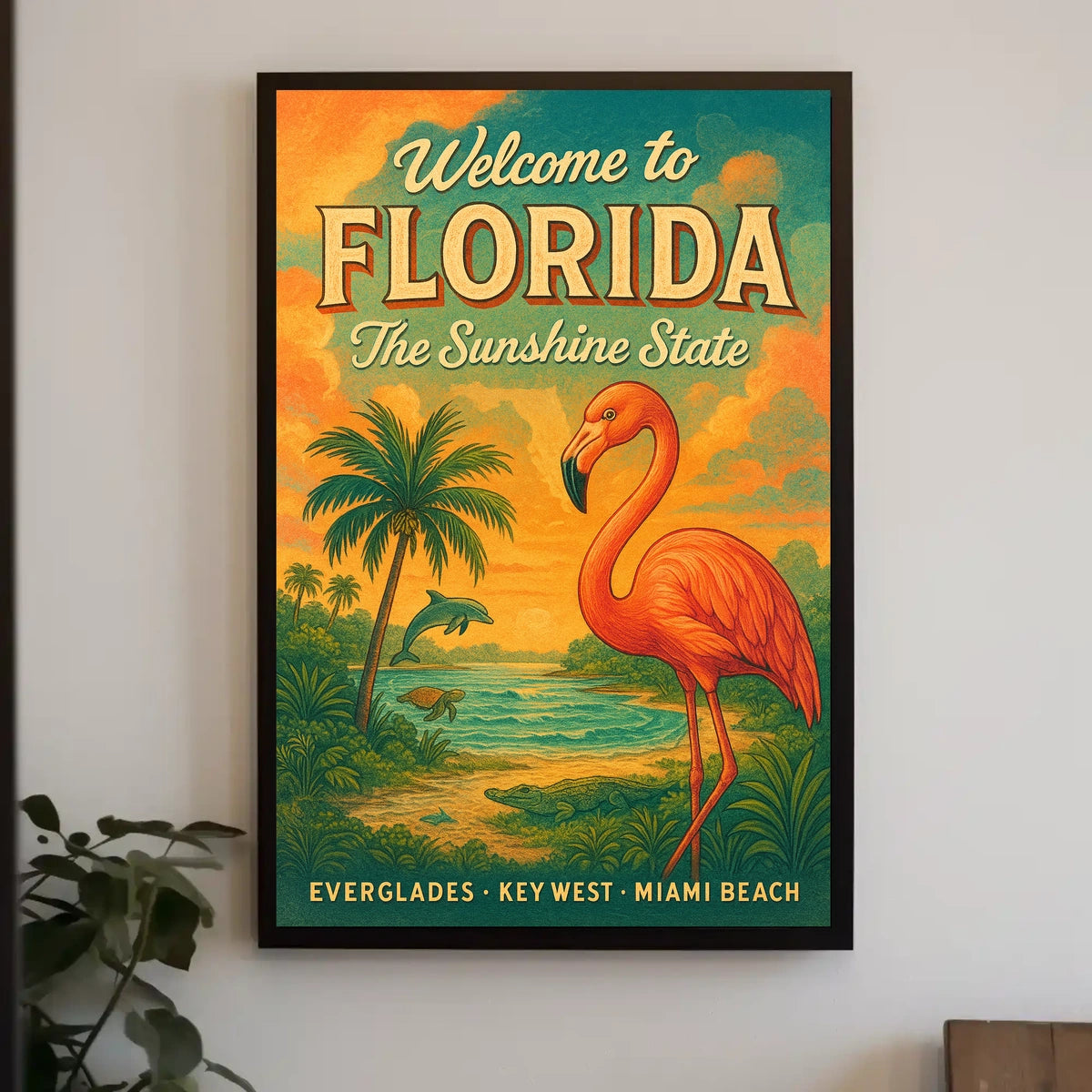 Welcome to Florida The Sunshine State Poster