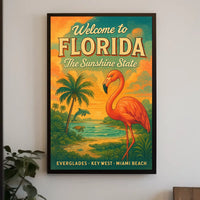 Welcome to Florida The Sunshine State Poster