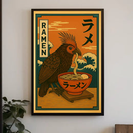 Ramen Bird Poster