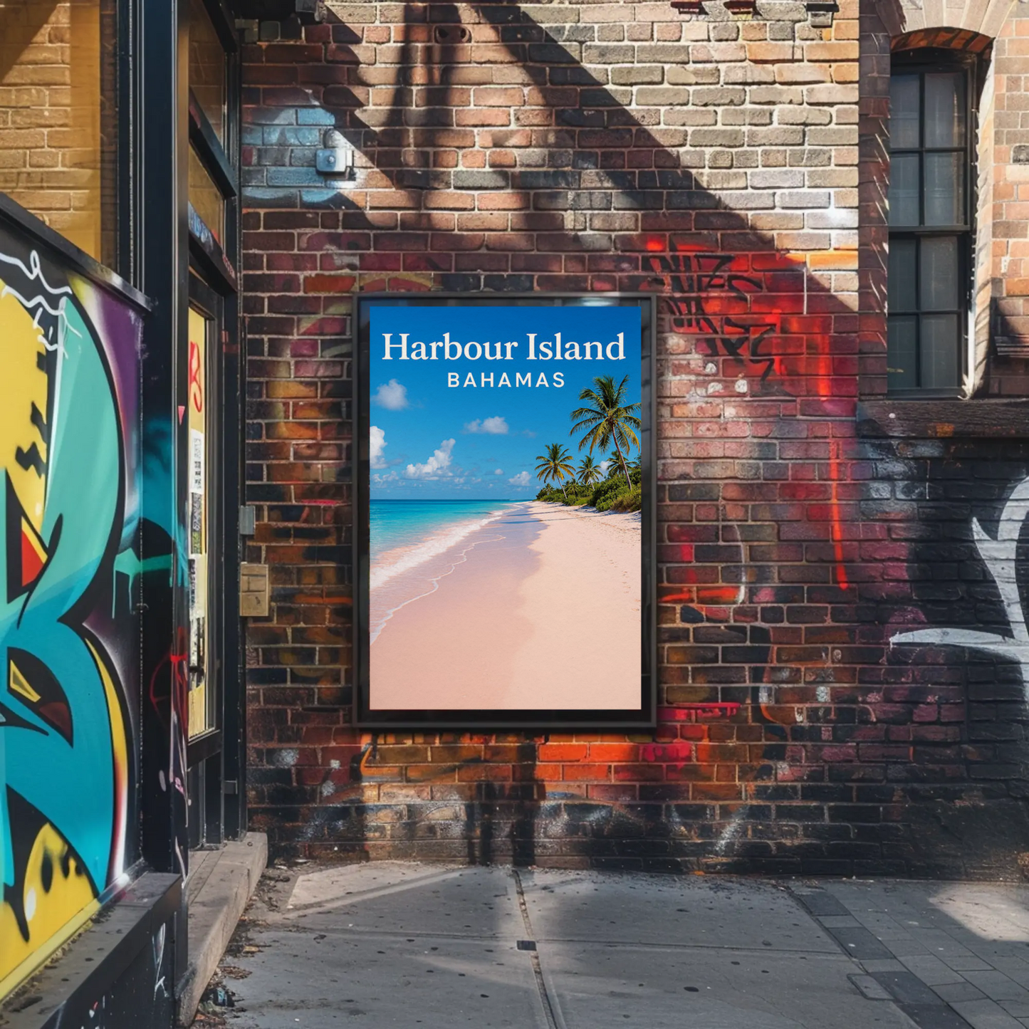 Harbour Island Bahamas Pink Sand Beach Paradise Poster