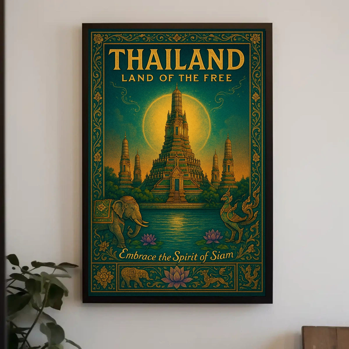 Thailand Land Of The Free Poster