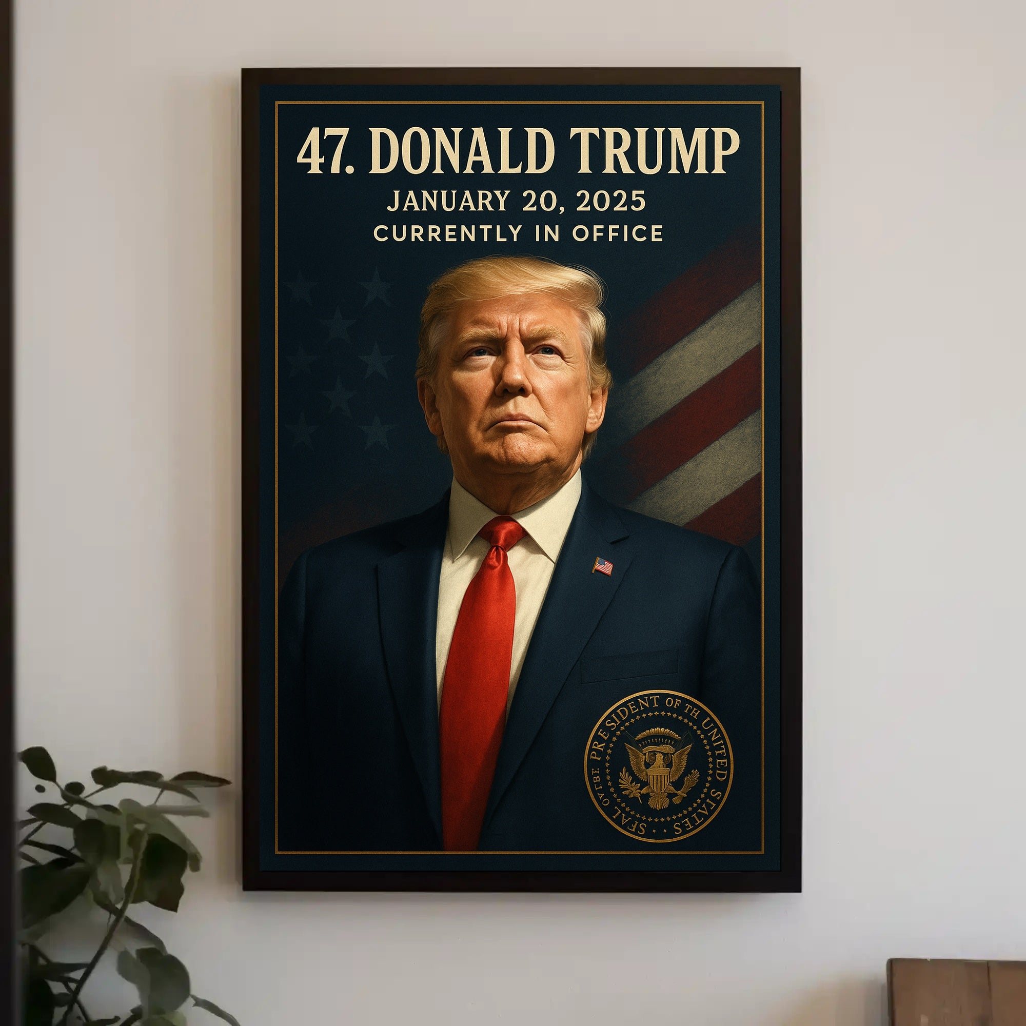 Donald Trump 47th President Political or Propaganda Poster PosterGoat