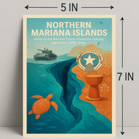 Northern Mariana Islands Cultural and Heritage Poster