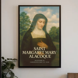 Saint Margaret Mary Alacoque Poster