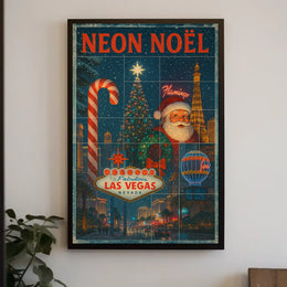 Neon Noël In Las Vegas Poster