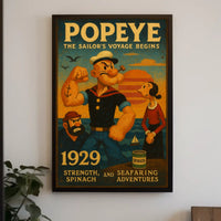 Popeye 1929 Art Poster POP-82