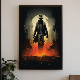 Lone Ranger In The Shadows Poster