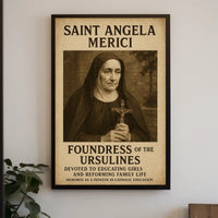 Saint Angela Merici Foundress Of The Poster