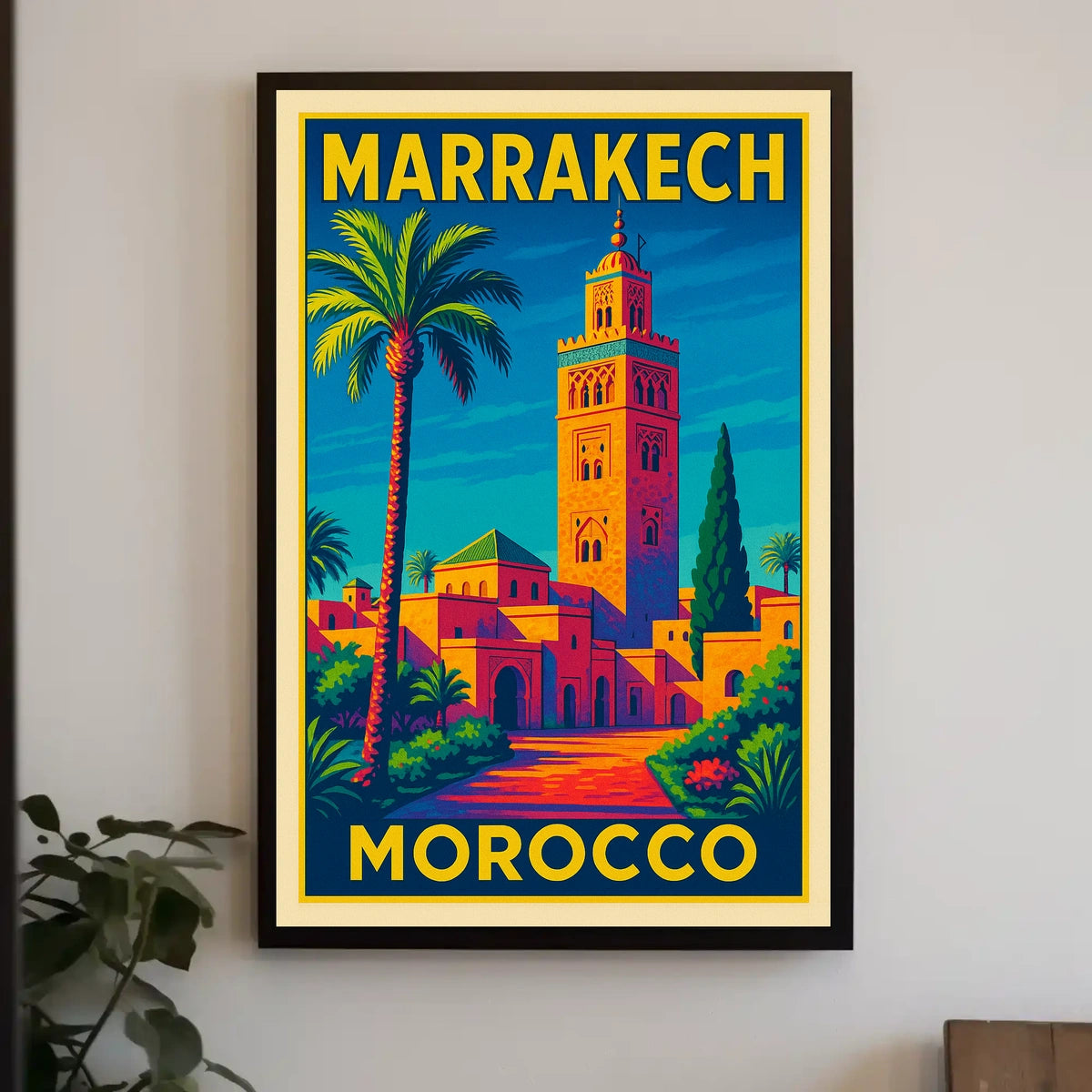 Marrakech Travel Poster