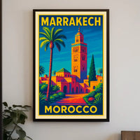 Marrakech Travel Poster