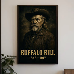 Buffalo Bill Cowboy Classic Historical and Heritage Poster