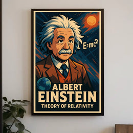 Albert Einstein Theory Of Relativity Poster