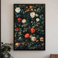 Lush Floral Beauty Botanical Art Poster