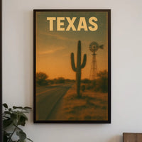 Texas Landscape Poster