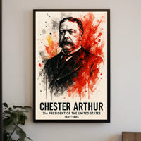 Chester Arthur 21St President Poster