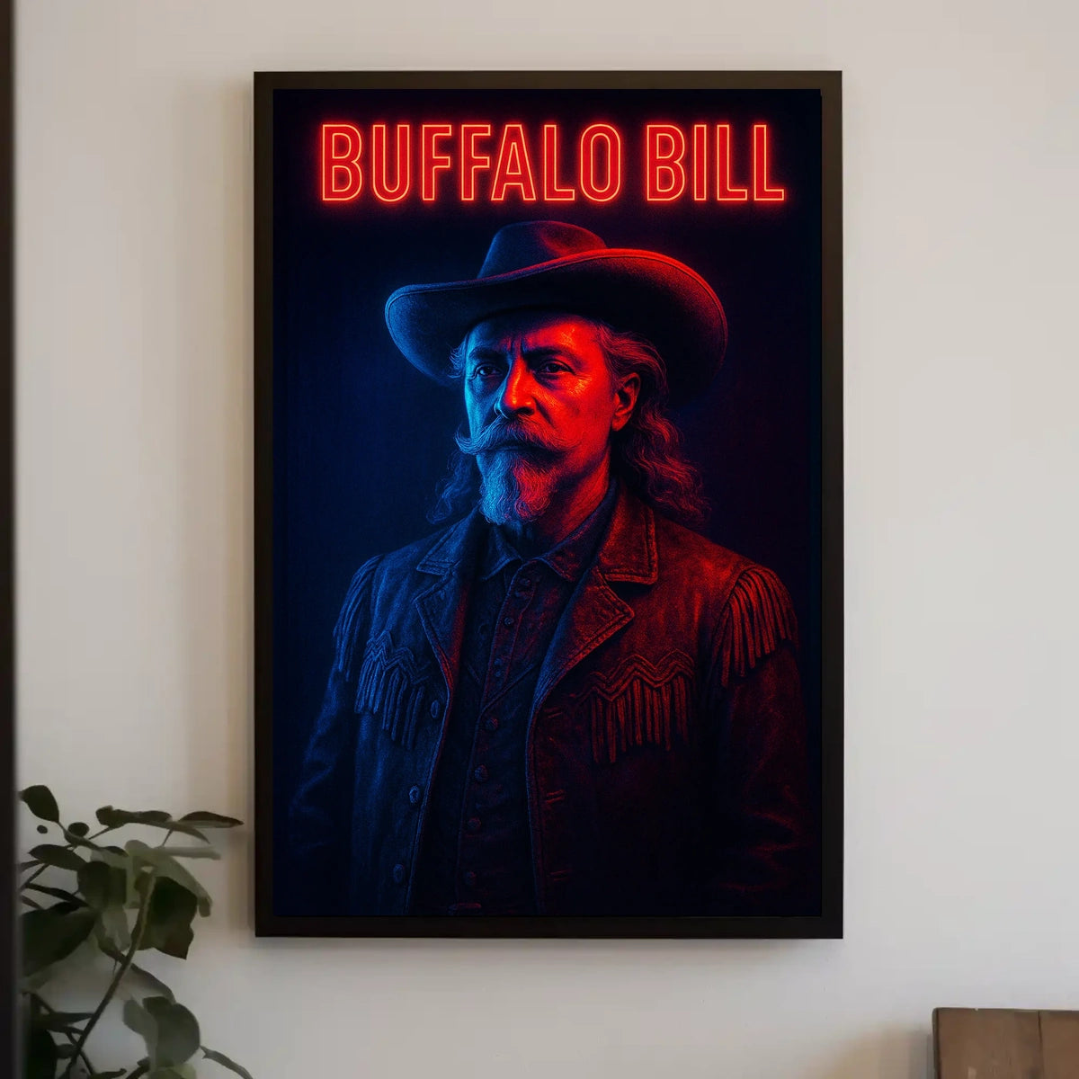 Cowboy Figure in the American West Cultural Heritage Poster