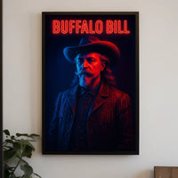 Cowboy Figure in the American West Cultural Heritage Poster