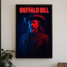 Cowboy Figure in the American West Cultural Heritage Poster