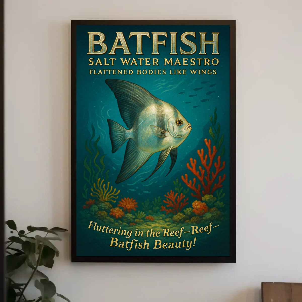 Batfish Salt Water Maestro Poster