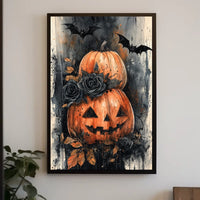 Halloween Classic Jack-o'-Lanterns Artistic Poster