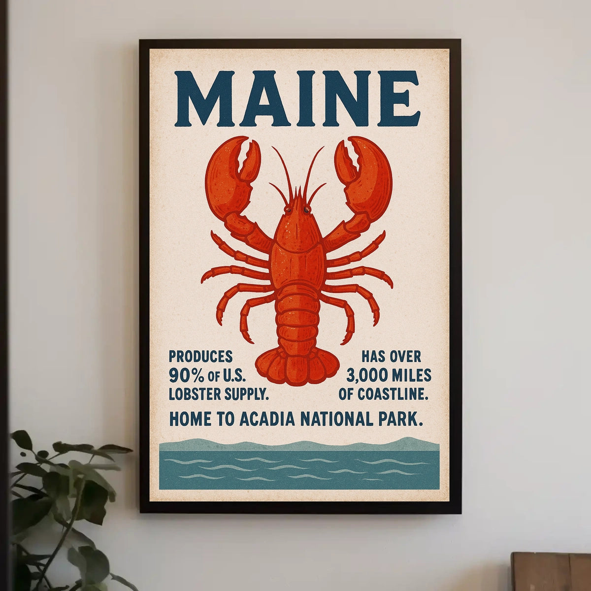 Discover Maine Poster