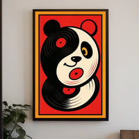 Vinyl Panda Poster