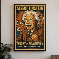 Albert Einstein Theory Of Relativity Poster