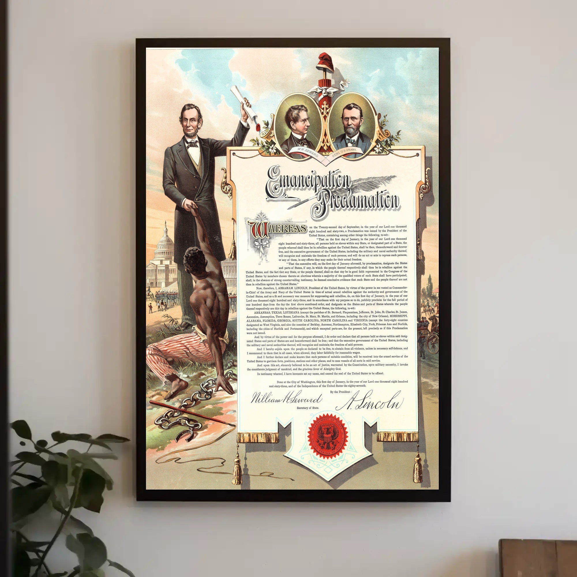 Abraham Lincoln Aged Close-Up Poster Artwork PosterGoat