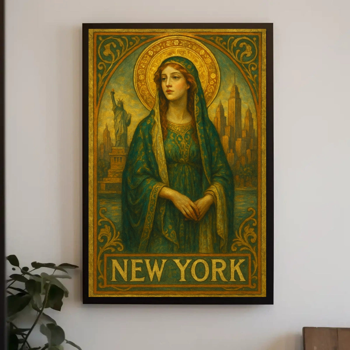 New York Iconic Imagery Poster
