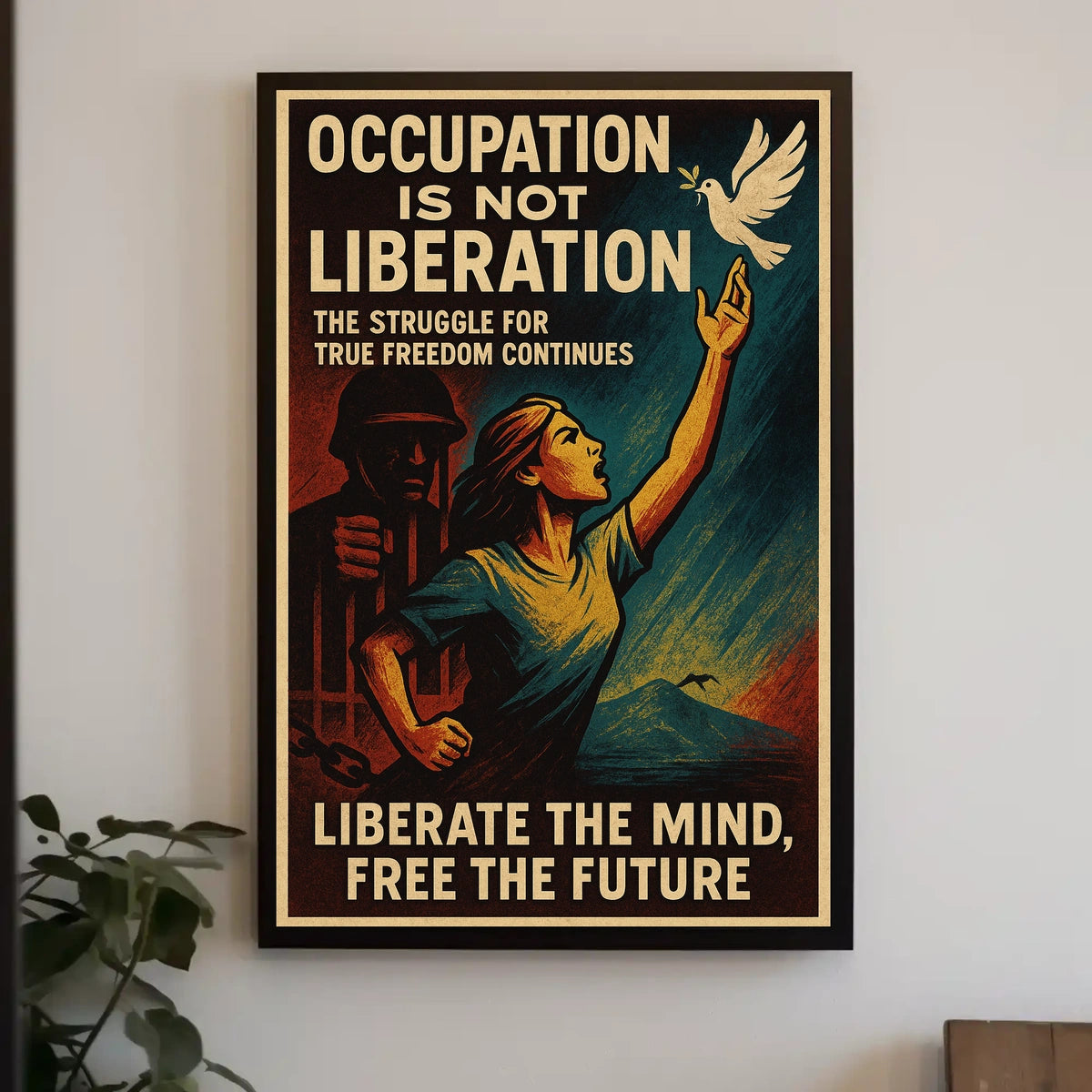 Occupation Is Not Liberation Poster