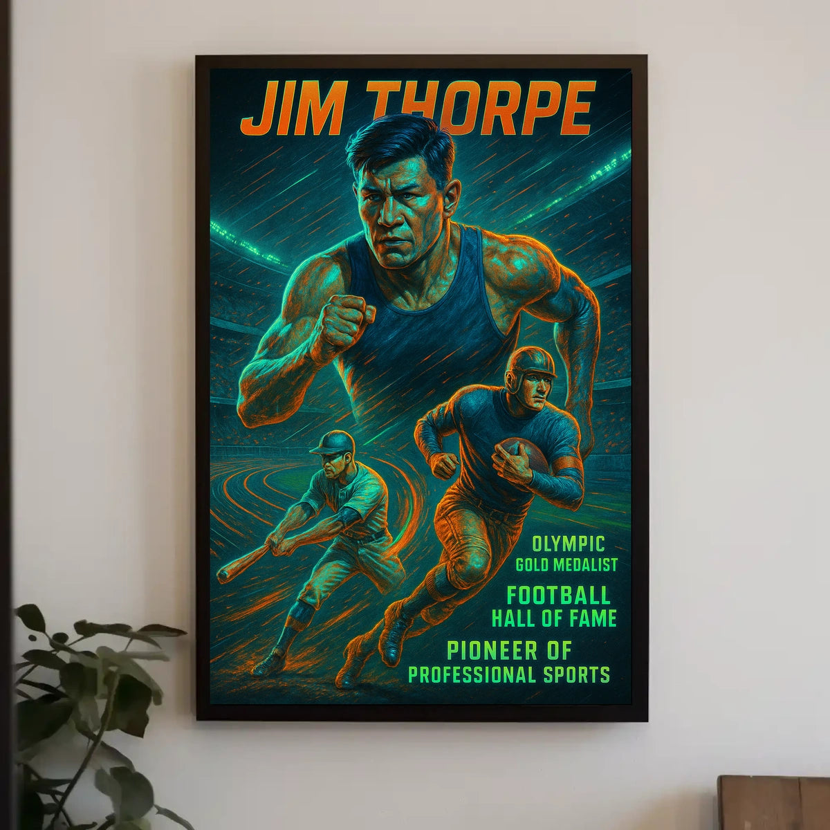 Jim Thorpe A Legacy of Athletic Excellence Poster