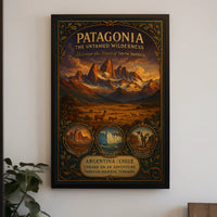 Patagonia The Untamed Wilderness Poster