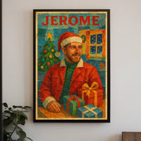 Festive Christmas Scene Pop Culture Poster