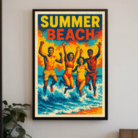 Summer Beach Vibes Poster