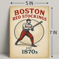 Boston Red Stockings  Est. 1870s Poster PosterGoat
