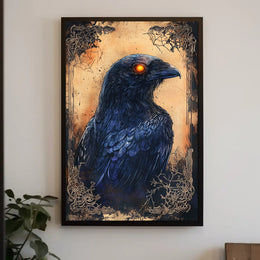 The Enigmatic Raven Poster