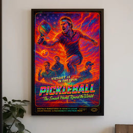 Pickleball – The Smash Heard 'Round the World Poster PosterGoat