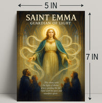 Saint Emma Guardian of Light Poster PosterGoat