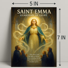 Saint Emma Guardian of Light Poster PosterGoat