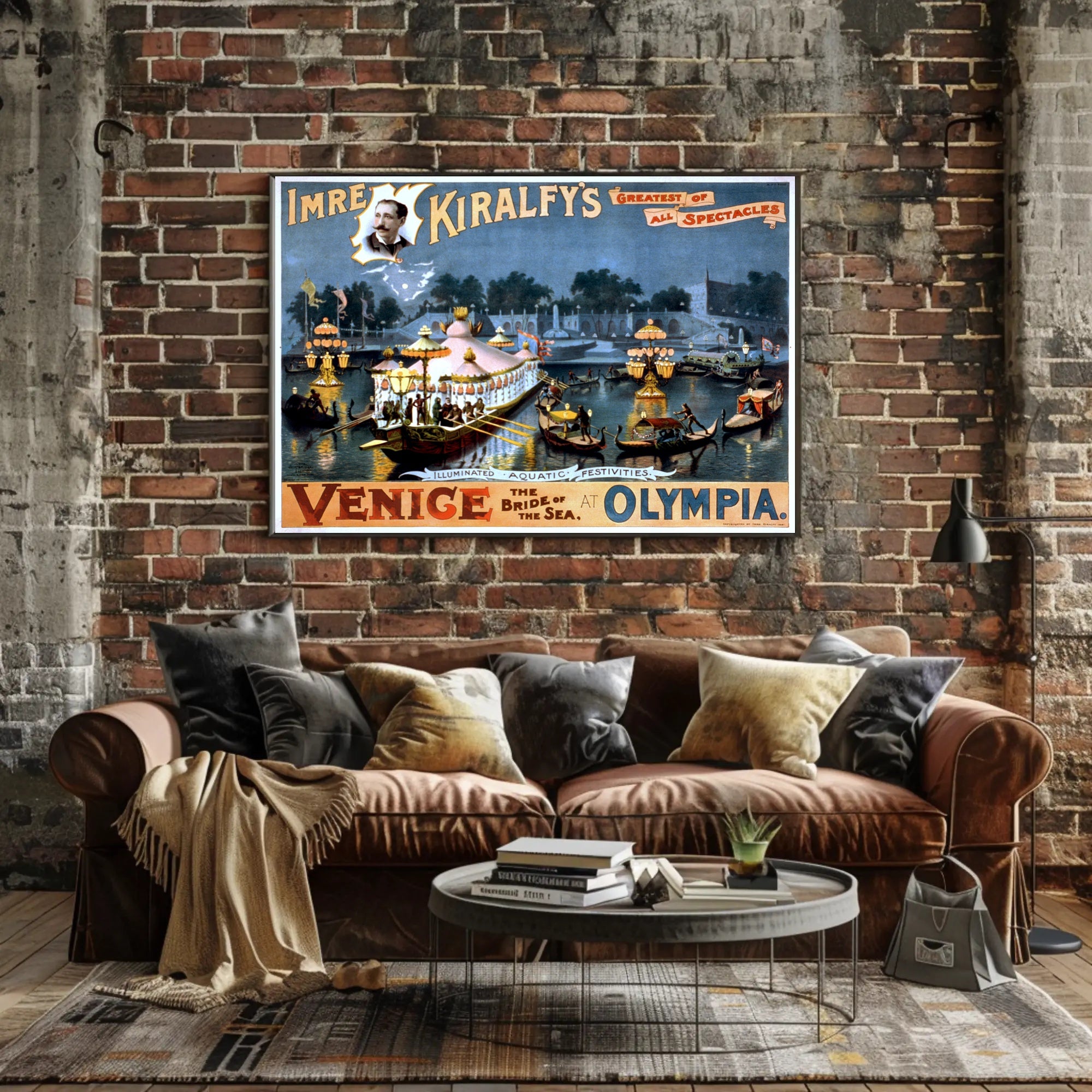 Venetian Festive Spectacle Cultural or Heritage Poster