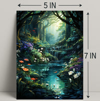 Enchanted Forest Oasis Poster