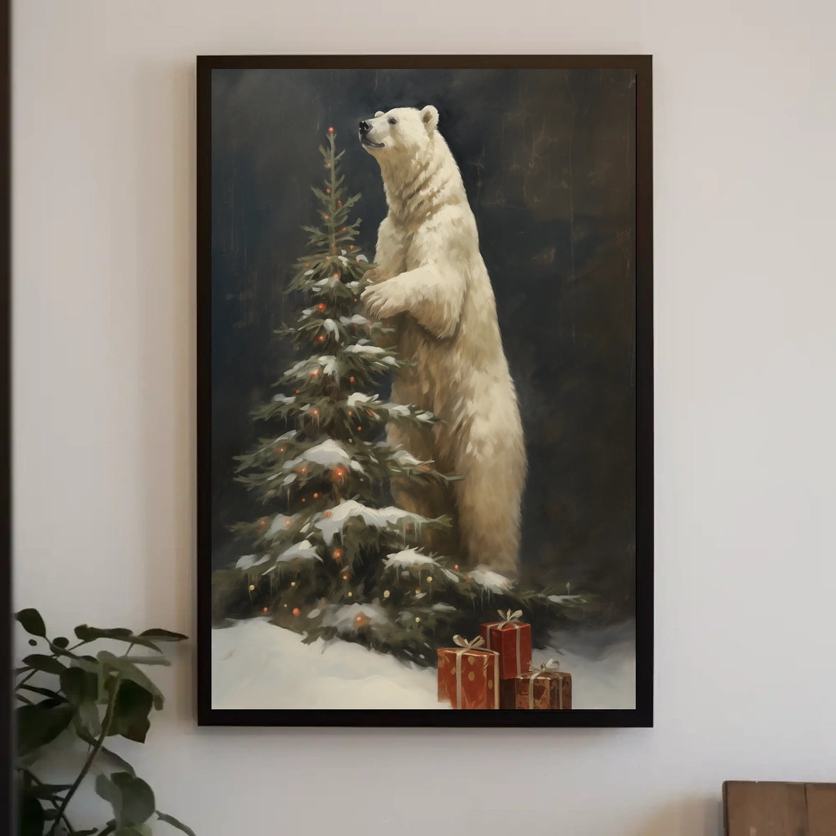 Polar BearS Christmas Poster