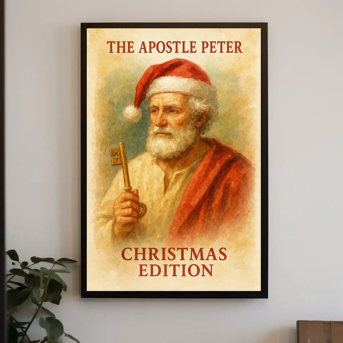 Saint Peter Christmas Artistic Pop Culture Poster