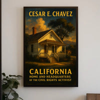 Cesar E. Chavez Civil Rights Activist Poster